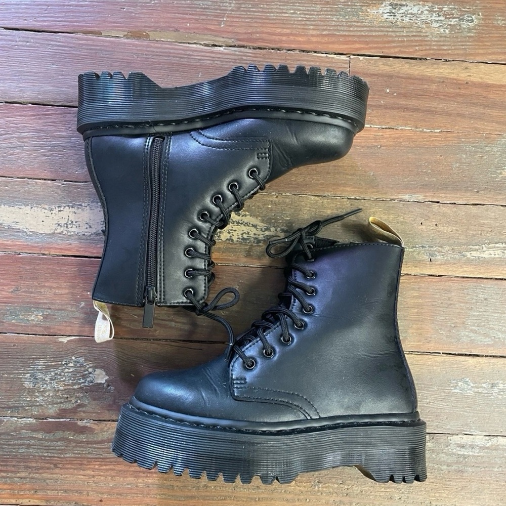 Dr. Martens boots platform Vegan Jadon II mono noir